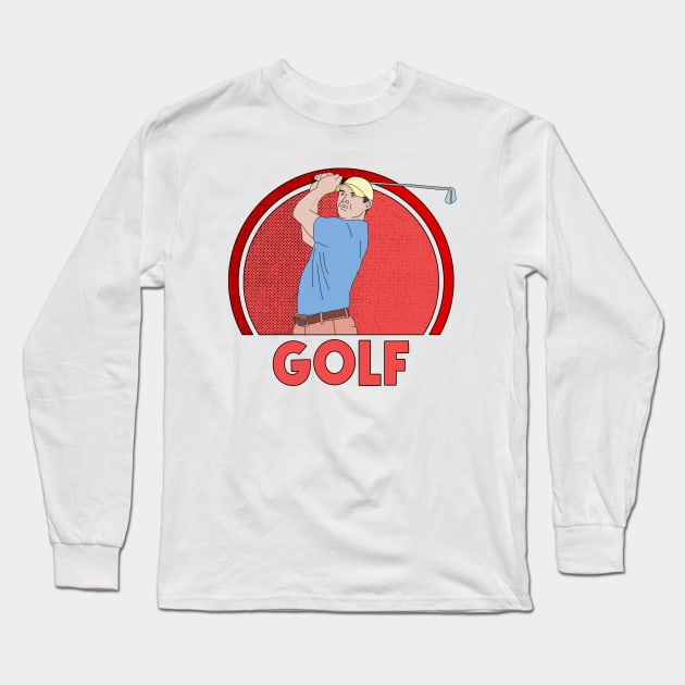 Golf Long Sleeve T-Shirt by DiegoCarvalho